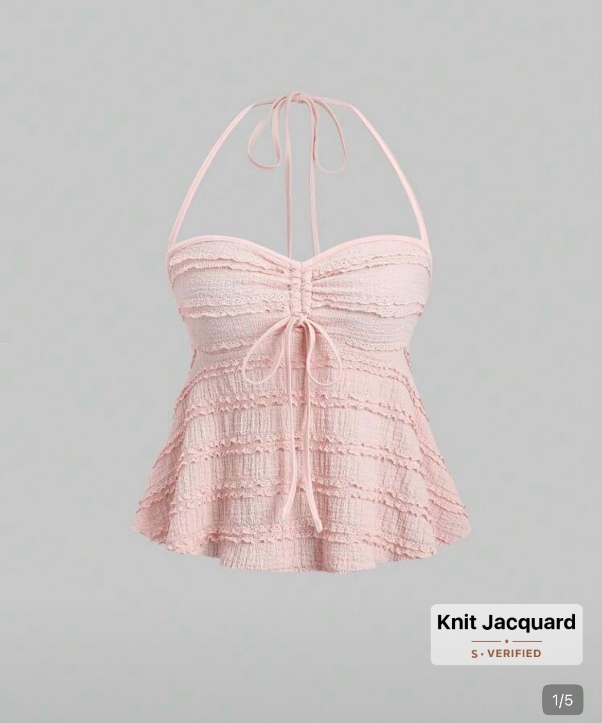 Baby pink summer top