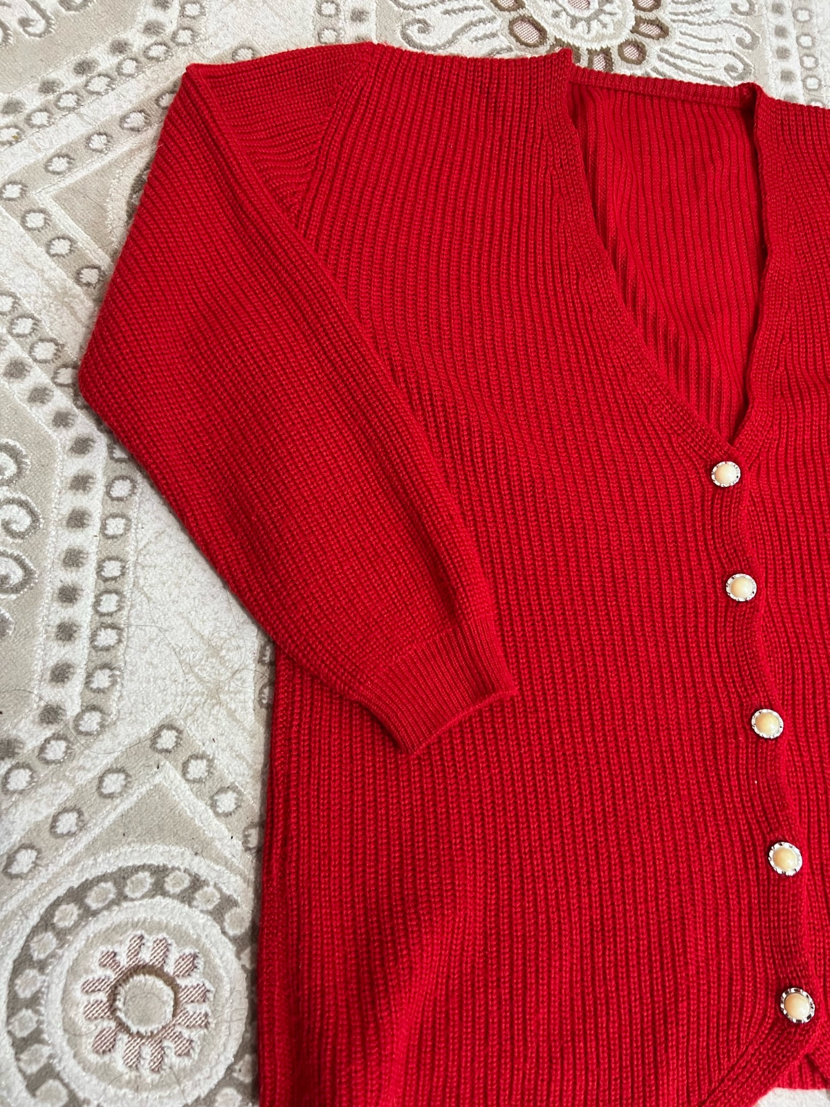 Gilet rouge tomate