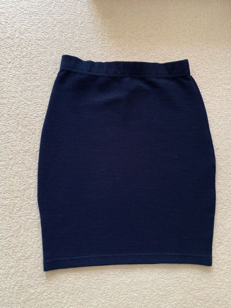 Jupe bleu marine H&M