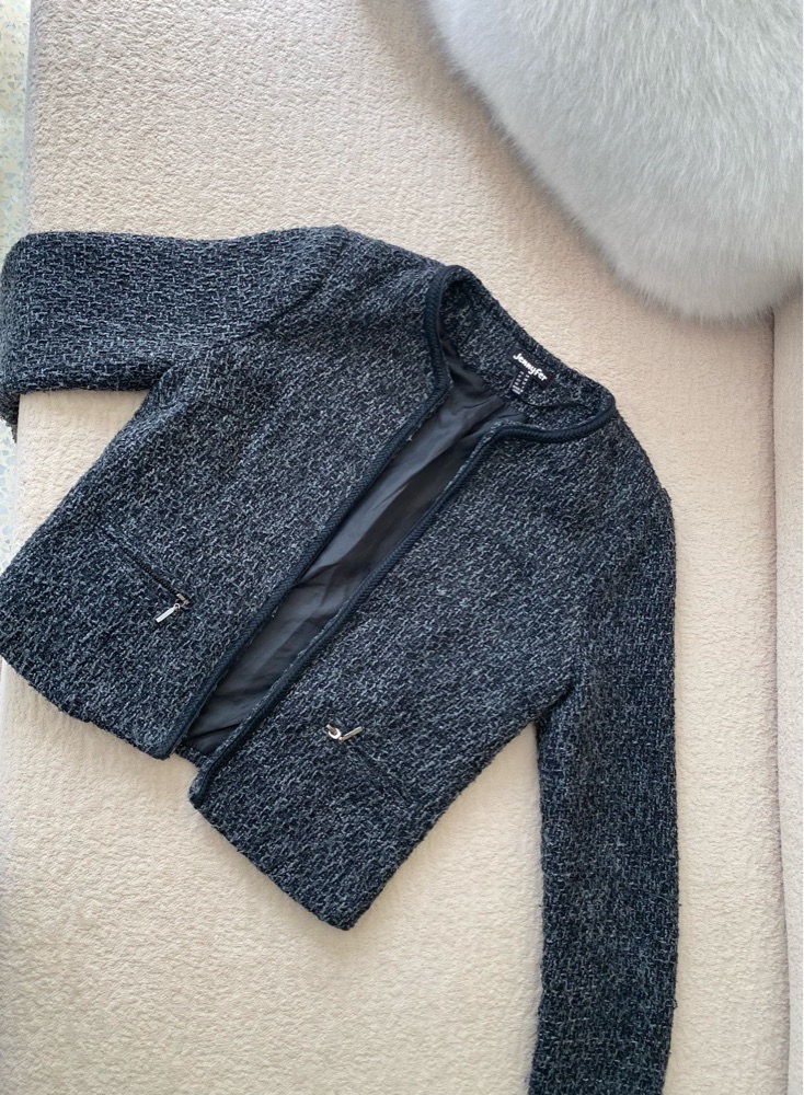 Veste noir et gris jennyfer