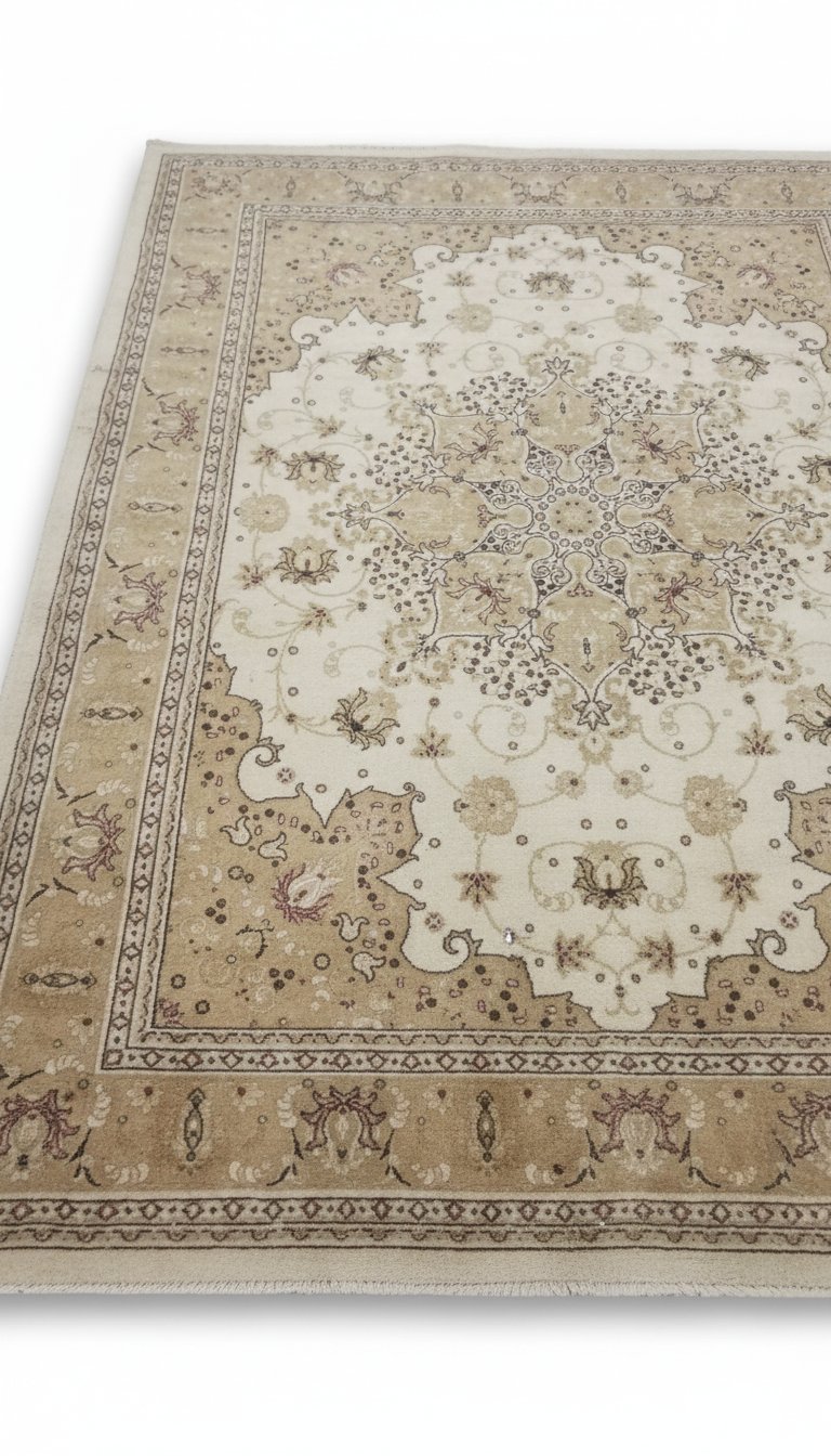 Tapis en soie élégant (2 pièces) – Style classique haut de gamme, prix négociable.