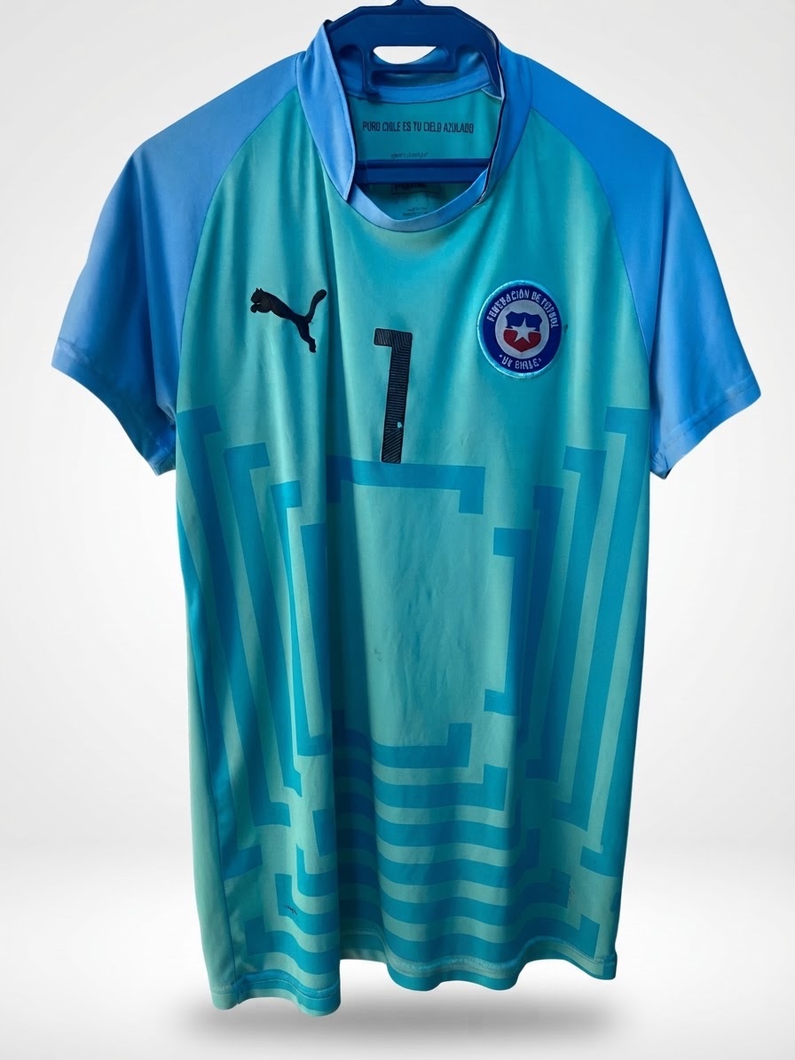    Chile goalkeeper shirt 2014 Puma turquoise