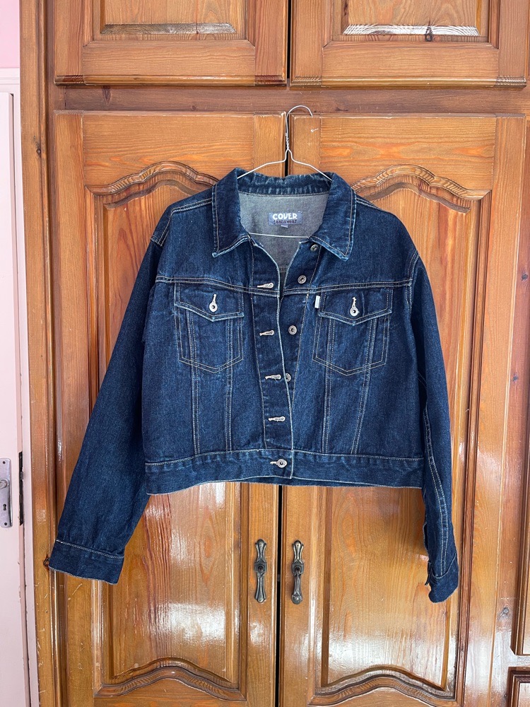 Veste en jean courte 