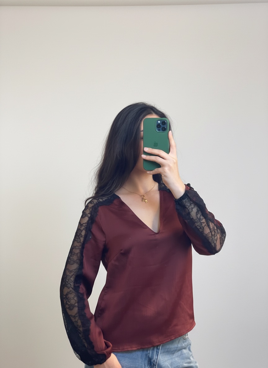 Chemise h&m marron 