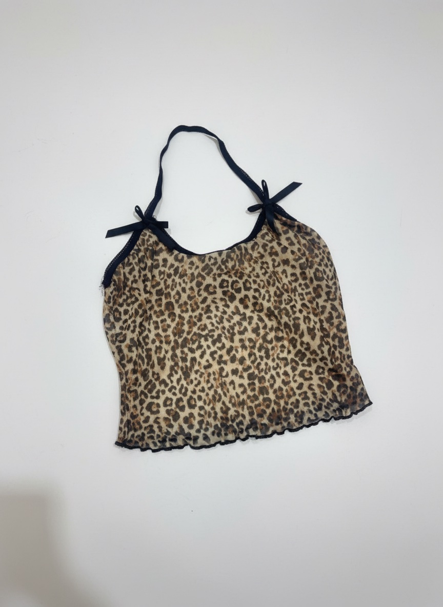 Top shein leopard 