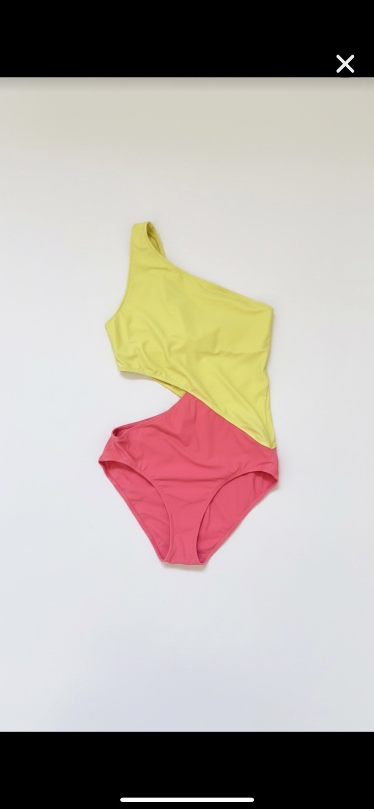 Maillot de bain asymetrique 