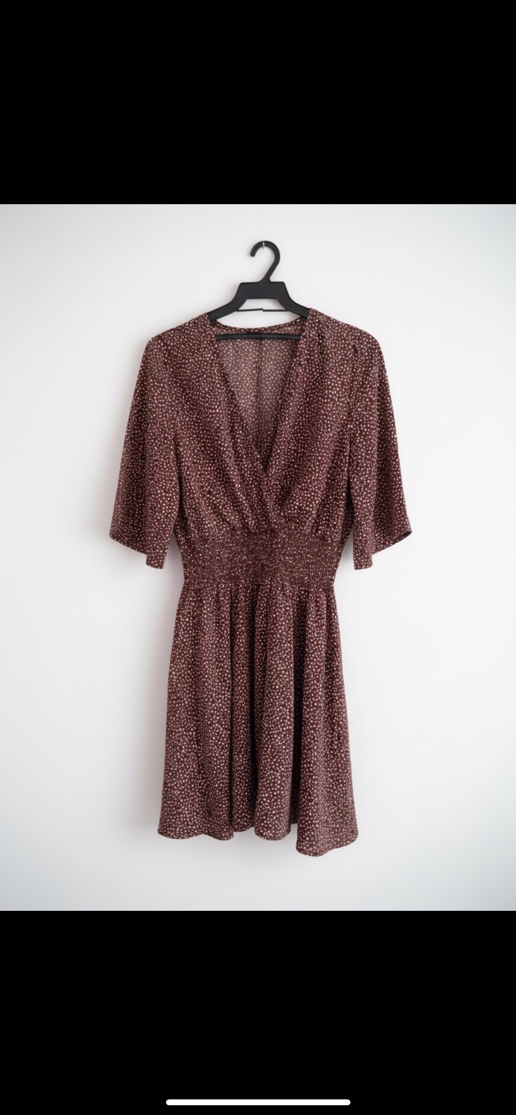 Robe marron shein
