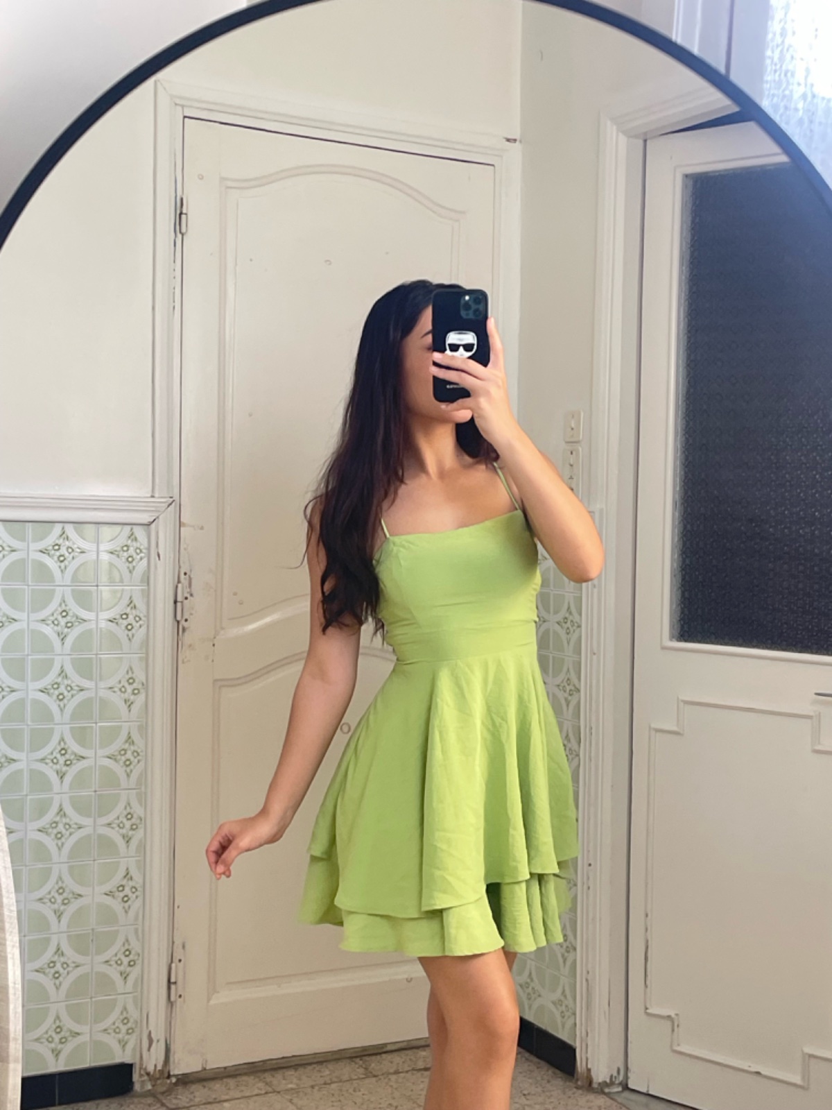 Robe vert pistache neuve 