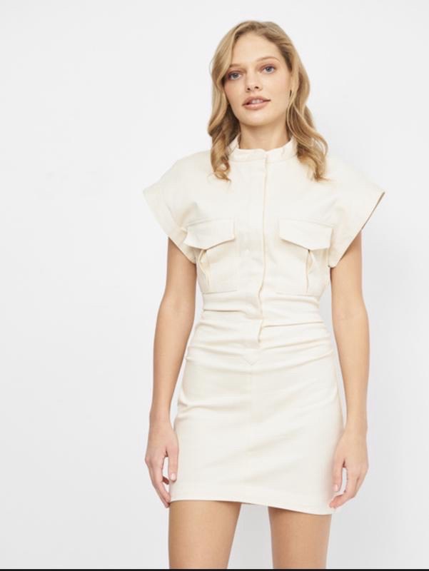 Robe zara kamraya beige 