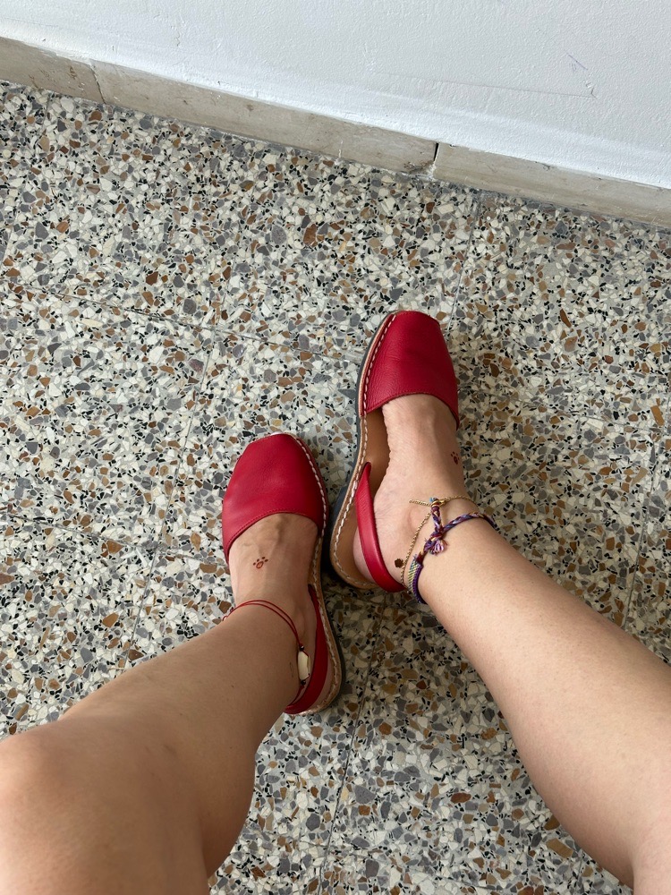 Sandales en cuir style espagnol 