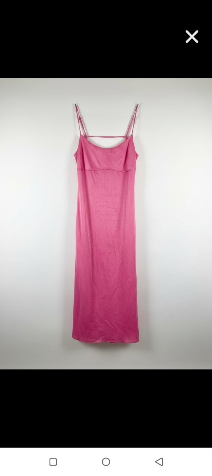 Robe effet satin