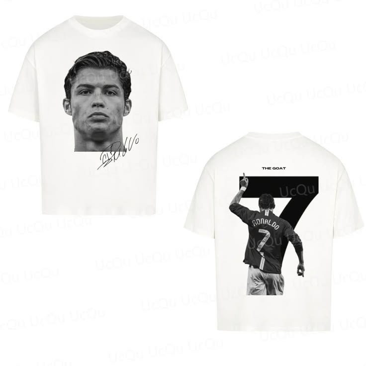 T-shirts oversize high quality CR7