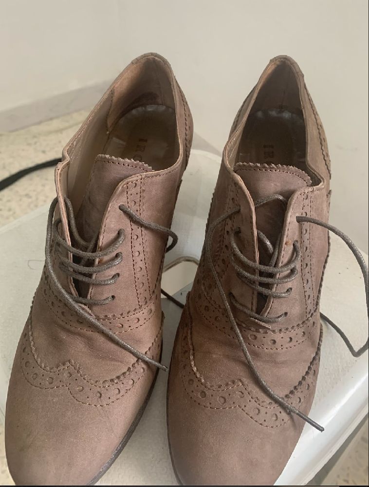 Chaussures Derby Femme Daim 