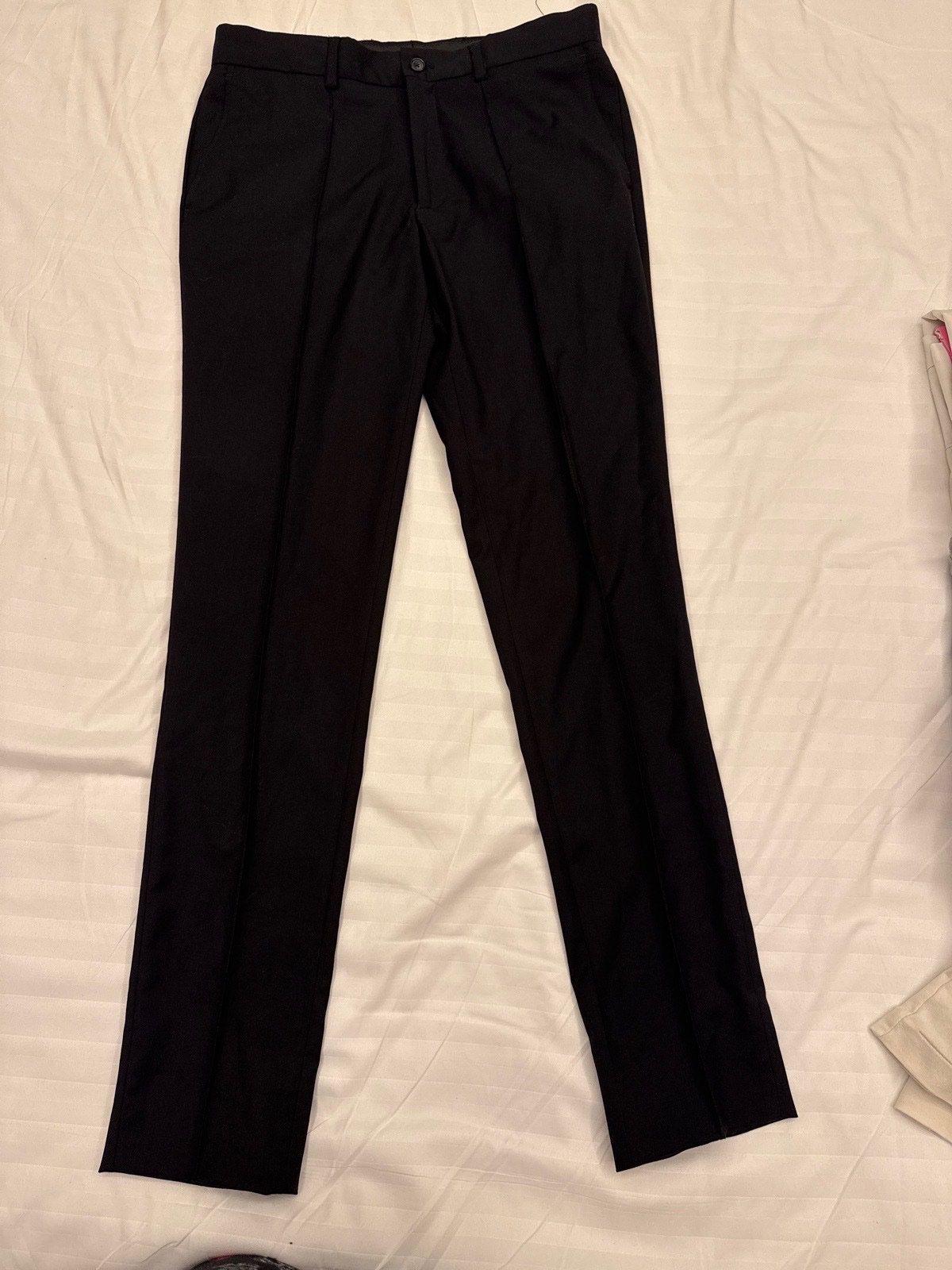 Pantalon homme noir posé