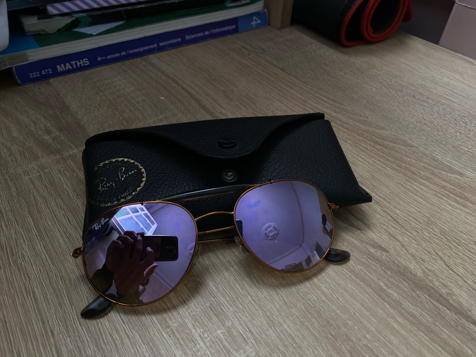 Lunette Ray Ban metal (pink color)
