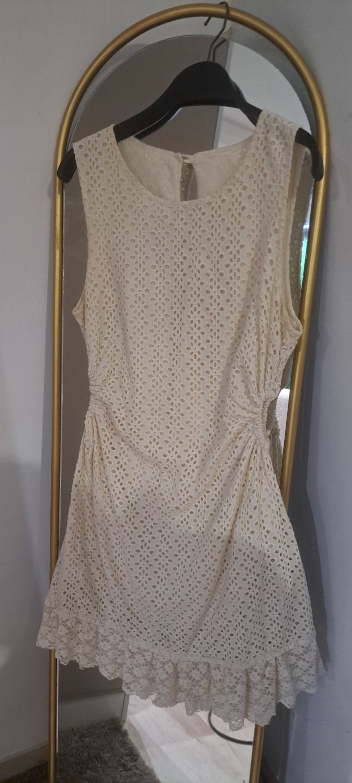 Robe broderie blan 