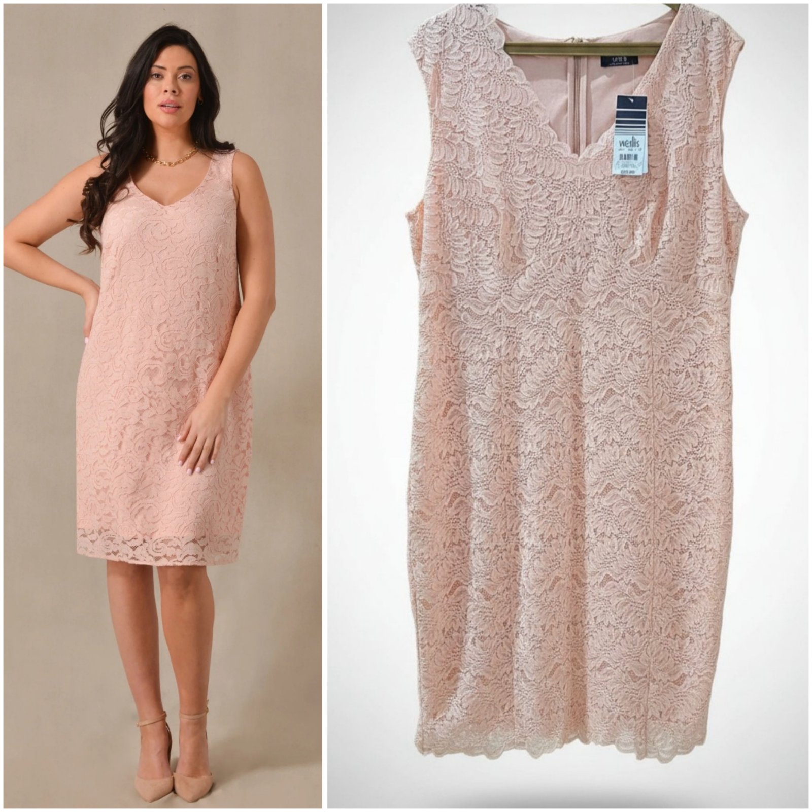 Robe Chic Corail Soirée avec étiquettes 🏷 