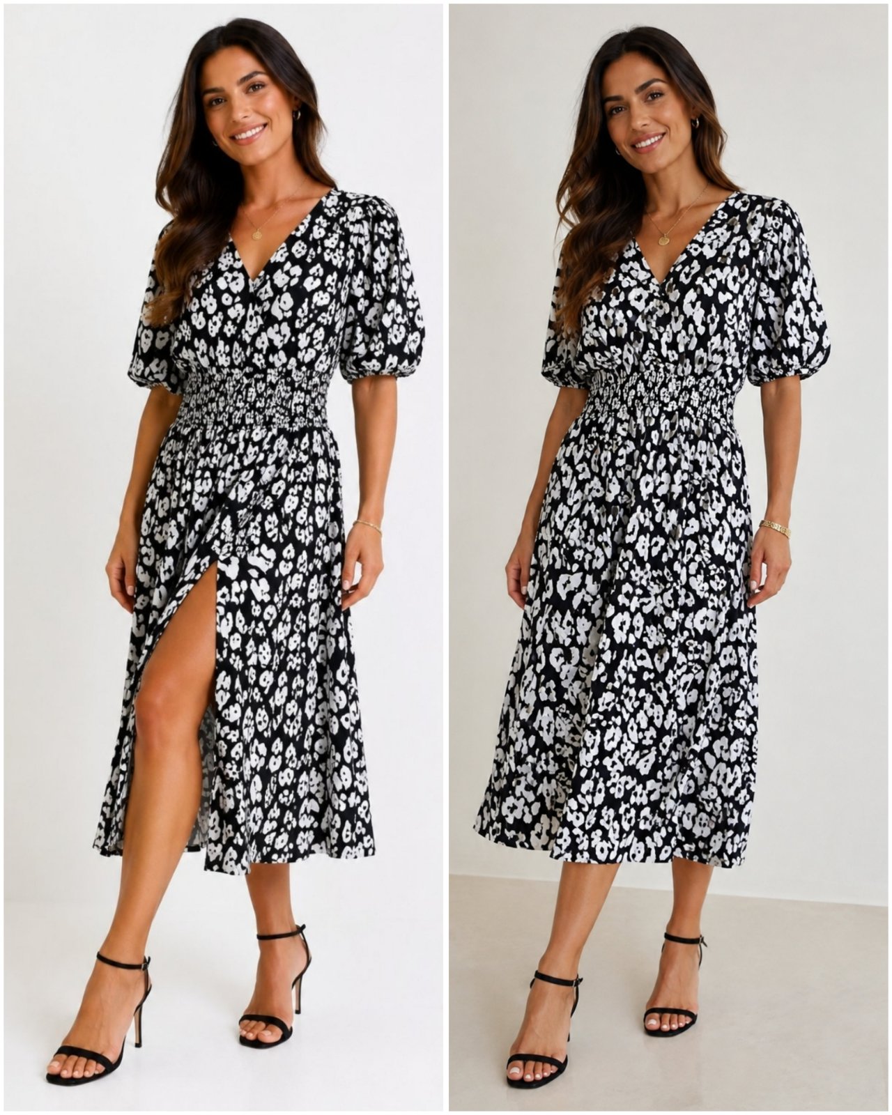 ROBE Tigrè Noir et Blanc 💋