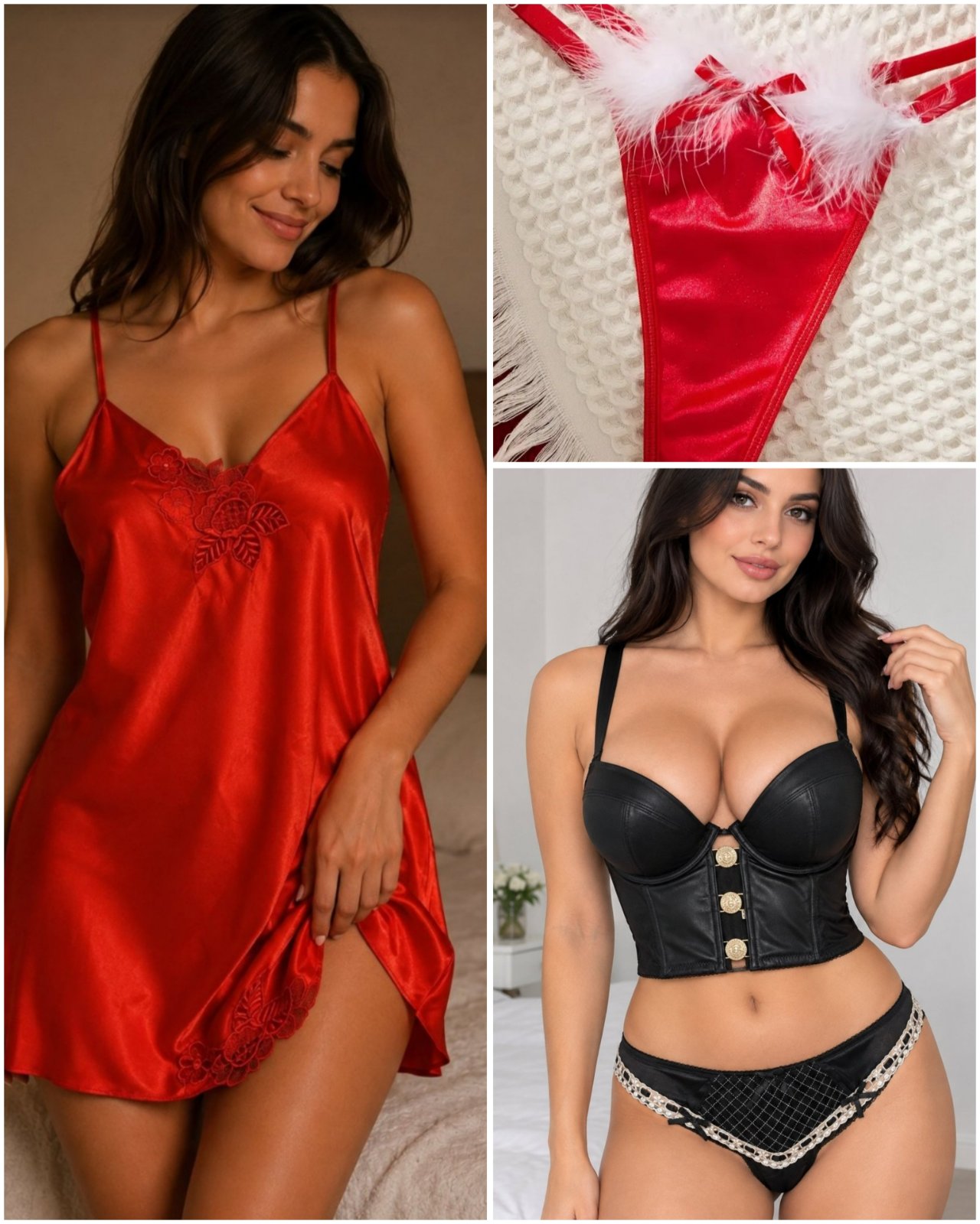 Lot 2 SET Lingerie féminine Sexy 💋