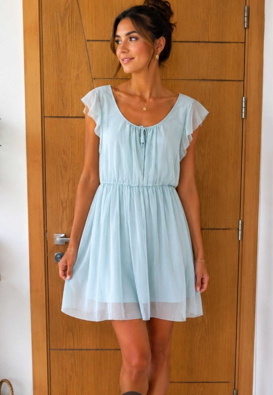 Robe vert d'eau 💚