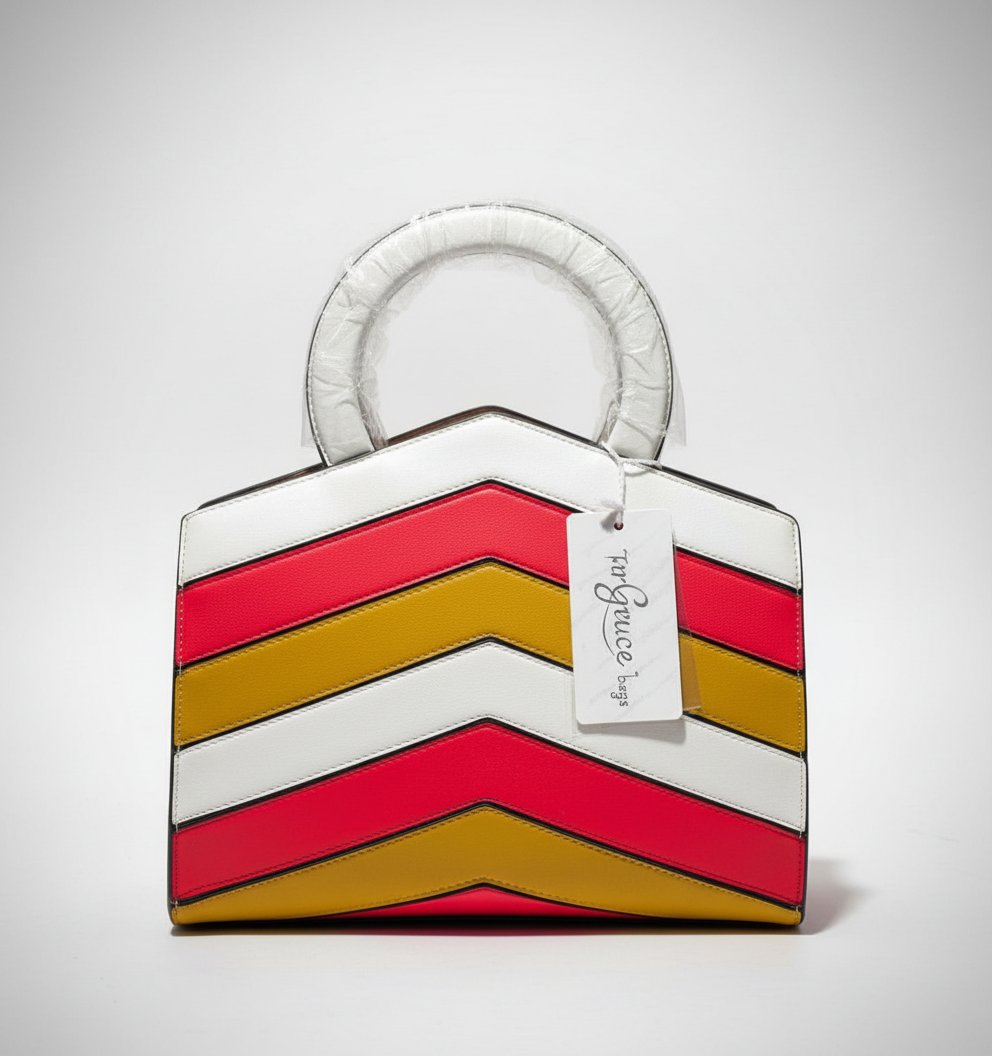 Sac a main Couleur d'été Jolis design 🧡🤍💖 Neuf