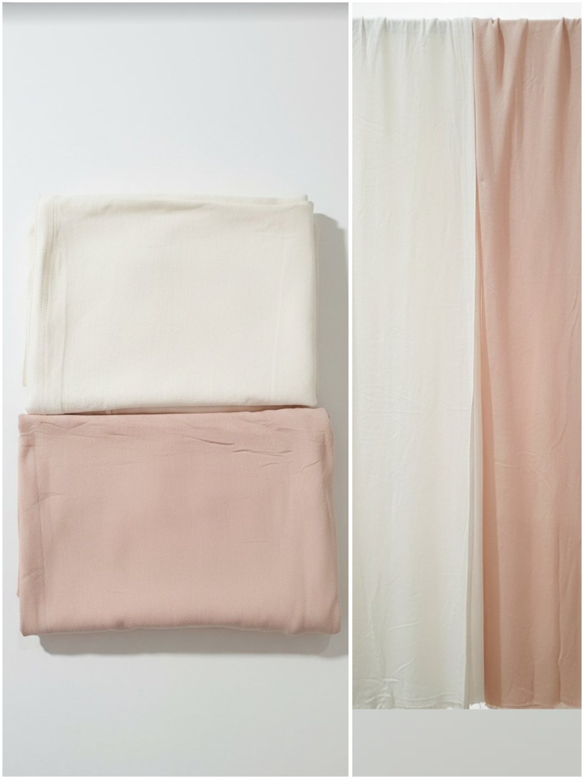 Deux Foulard en Coton Pour Voilé Dimension 60cm×1.70cm