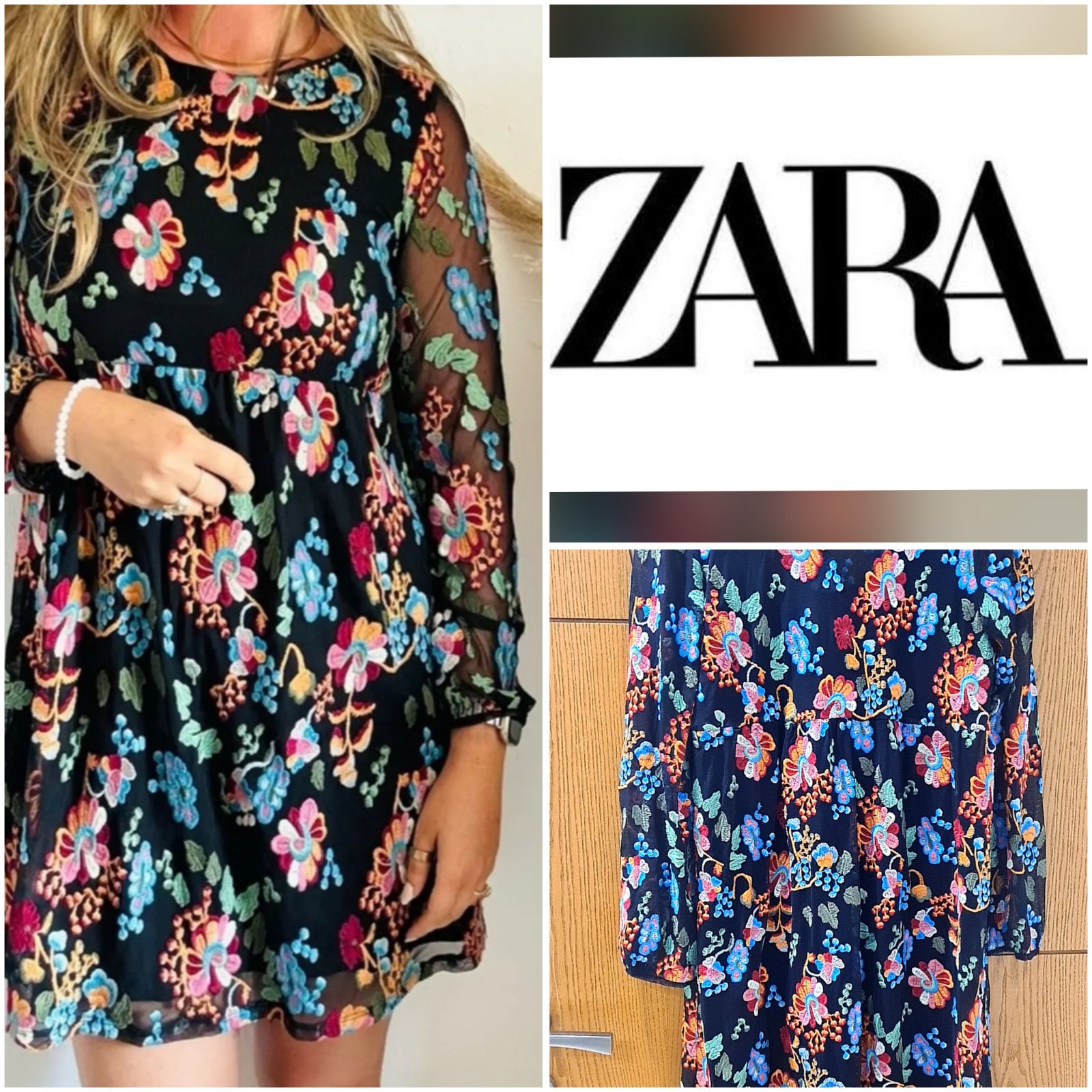 Robe ZARA Fleurie 🌺🏵🌸
