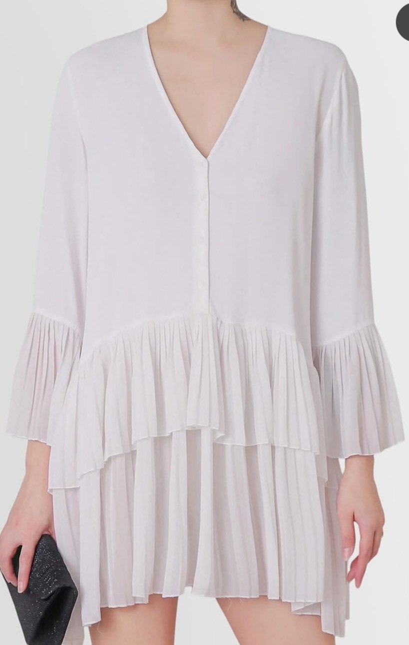 Robe Chemise Blanche la Marque Zara 