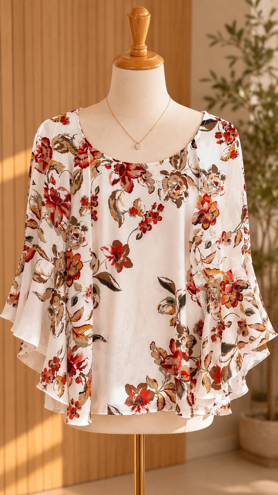 Pull Fleurie 🌺🌸 Large manche design Made in Italy 