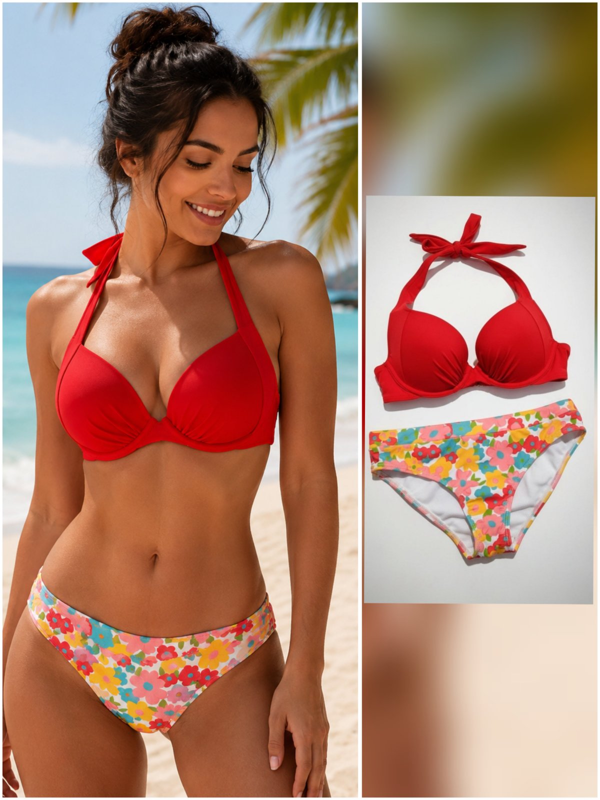 Bikini 2 pièces Fleurie 🌸