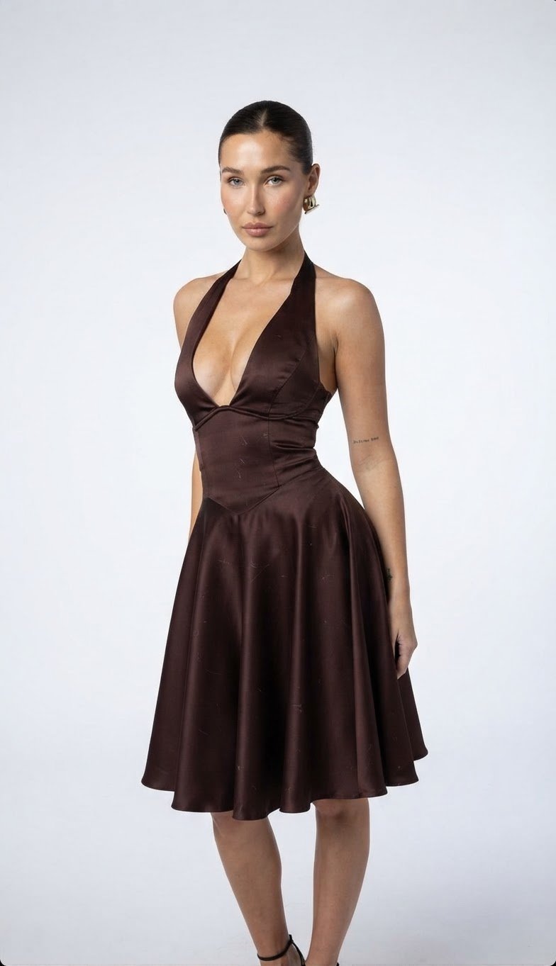 Satin dress