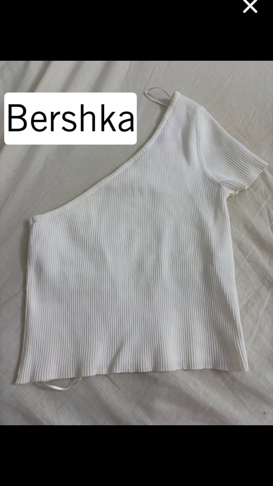 Haut bershka blanc 