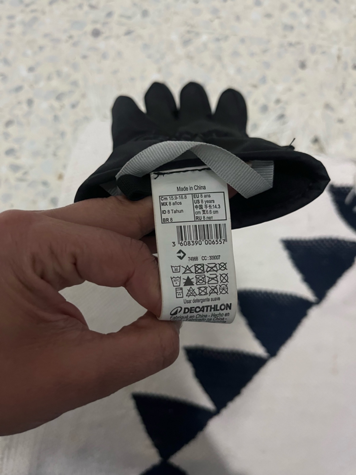 Gants hiver DECATHLON enfant – 8 ans – grand froid