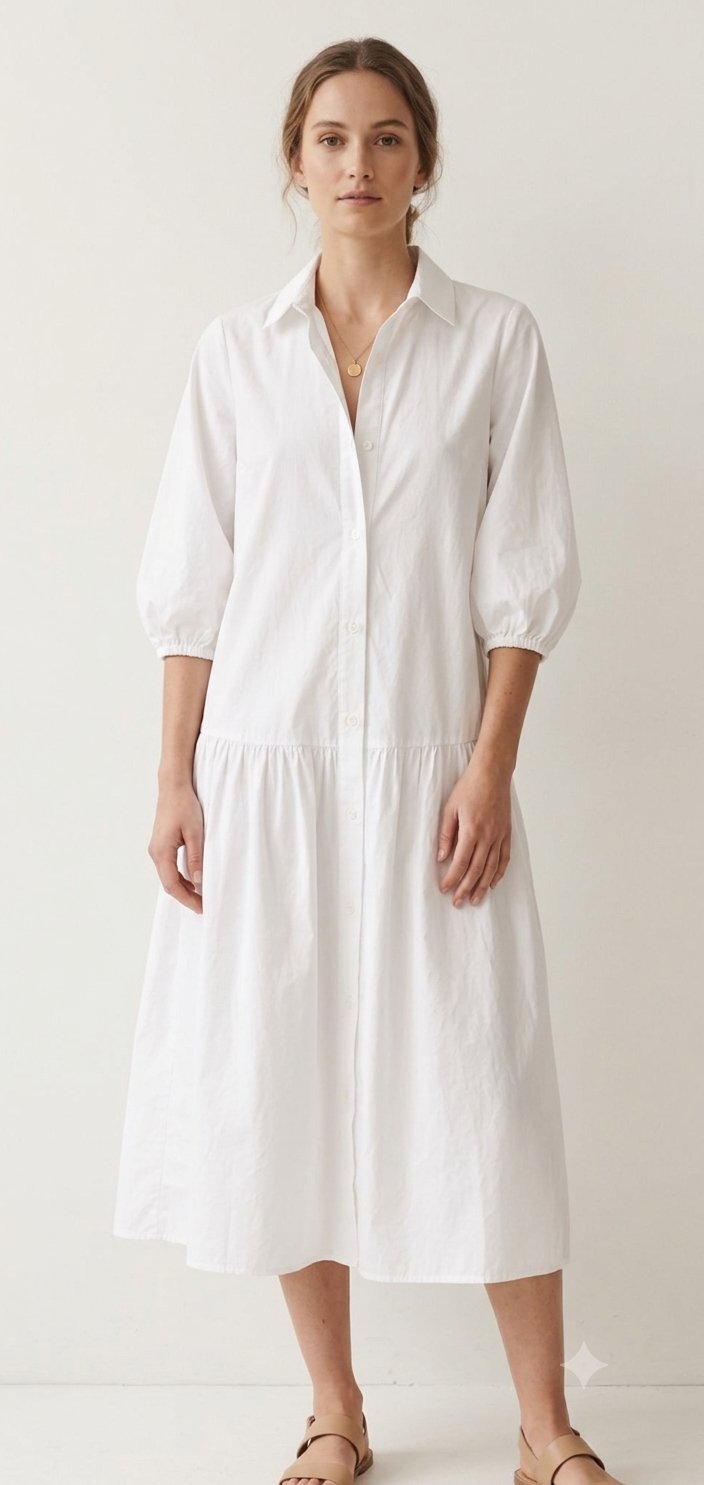 Robe coton bershka 