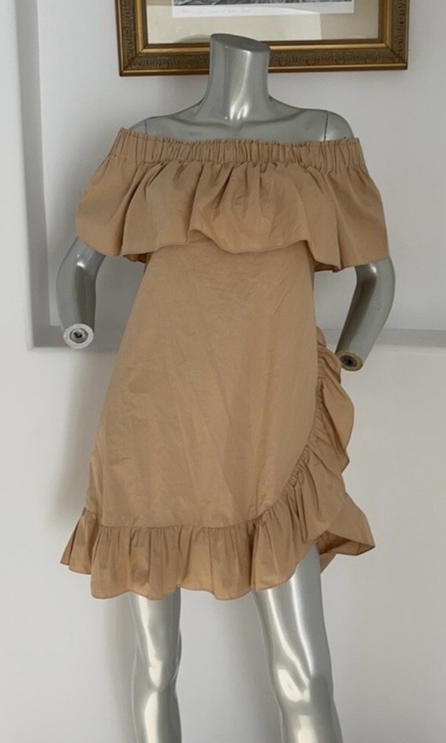 Robe sandro en beige