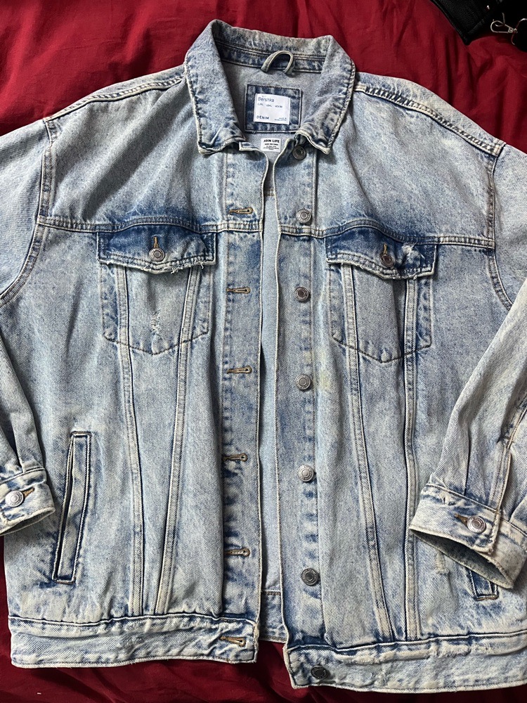 Veste en jeans bershka