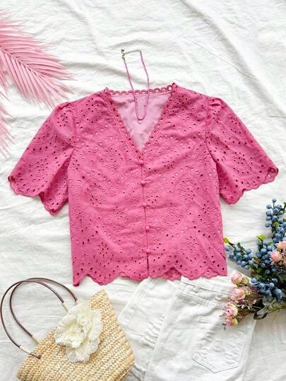 Chemise rose 