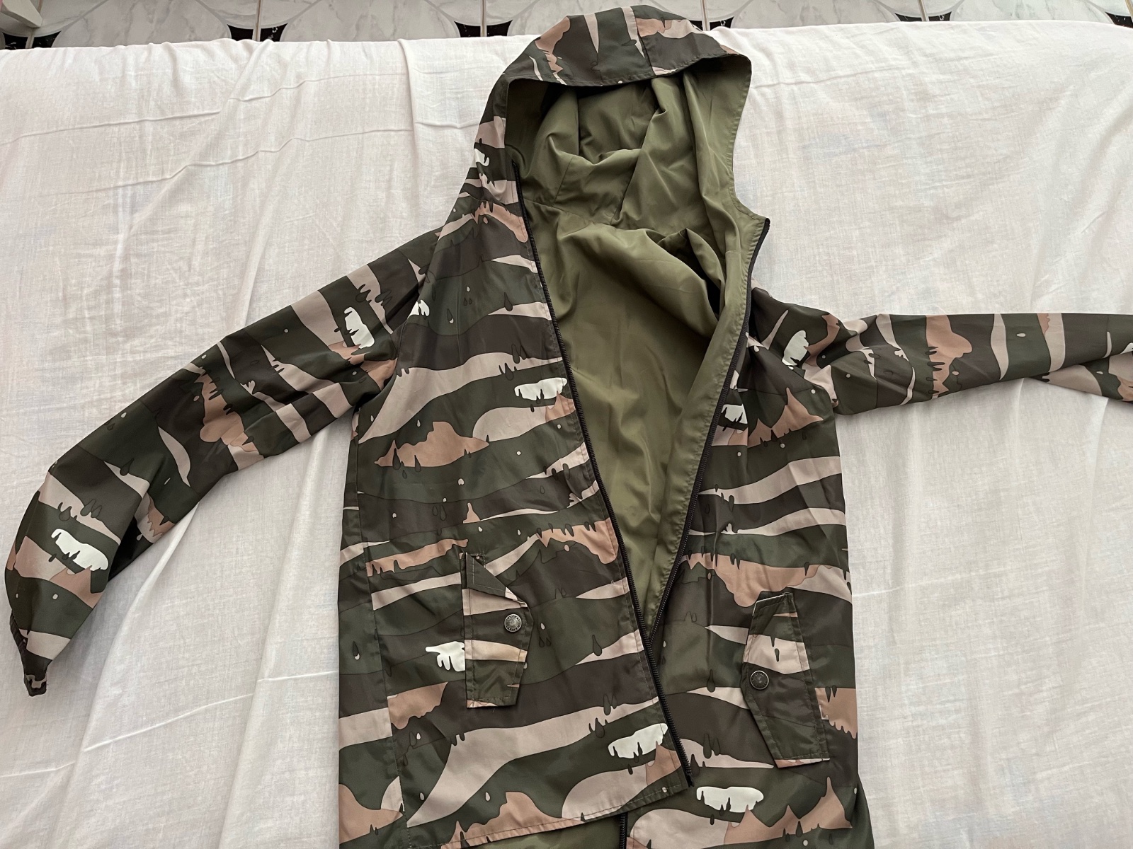 Veste legere vert militaire
