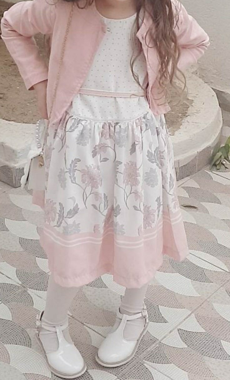 Robe fillette avec chaussure 