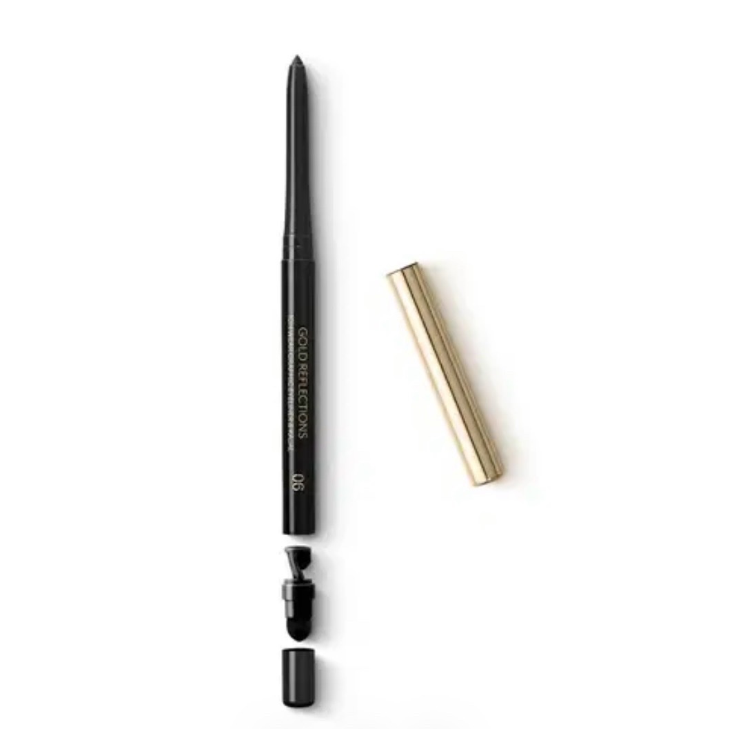 Gold Reflections 10H Wear Graphic Eyeliner And Kajal