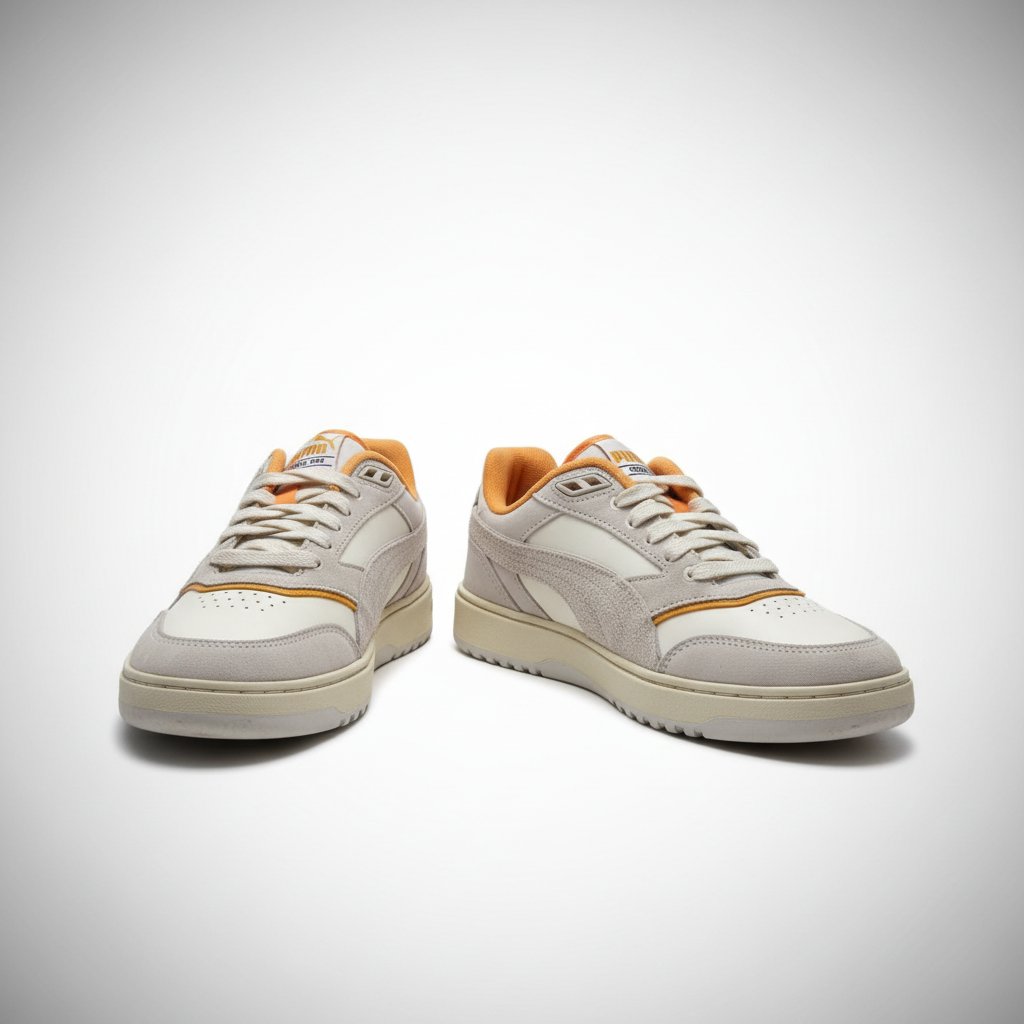 Puma Double Court gris/orange