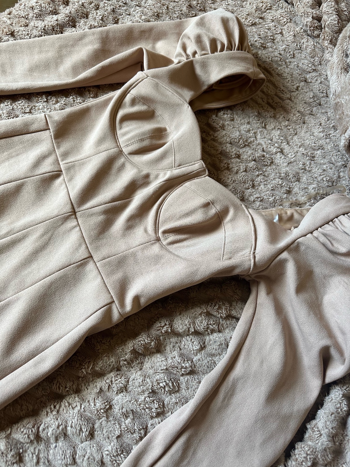 Robe beige 