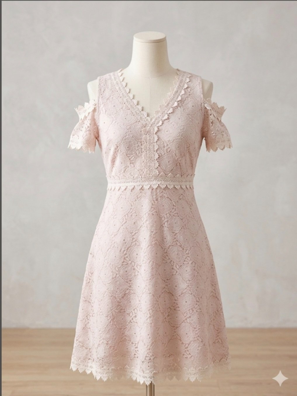 Robe b guipure