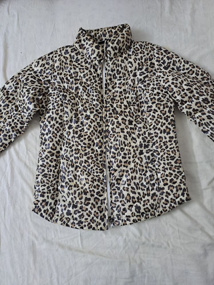 Veste matelassé à imprimé léopard taille s/m