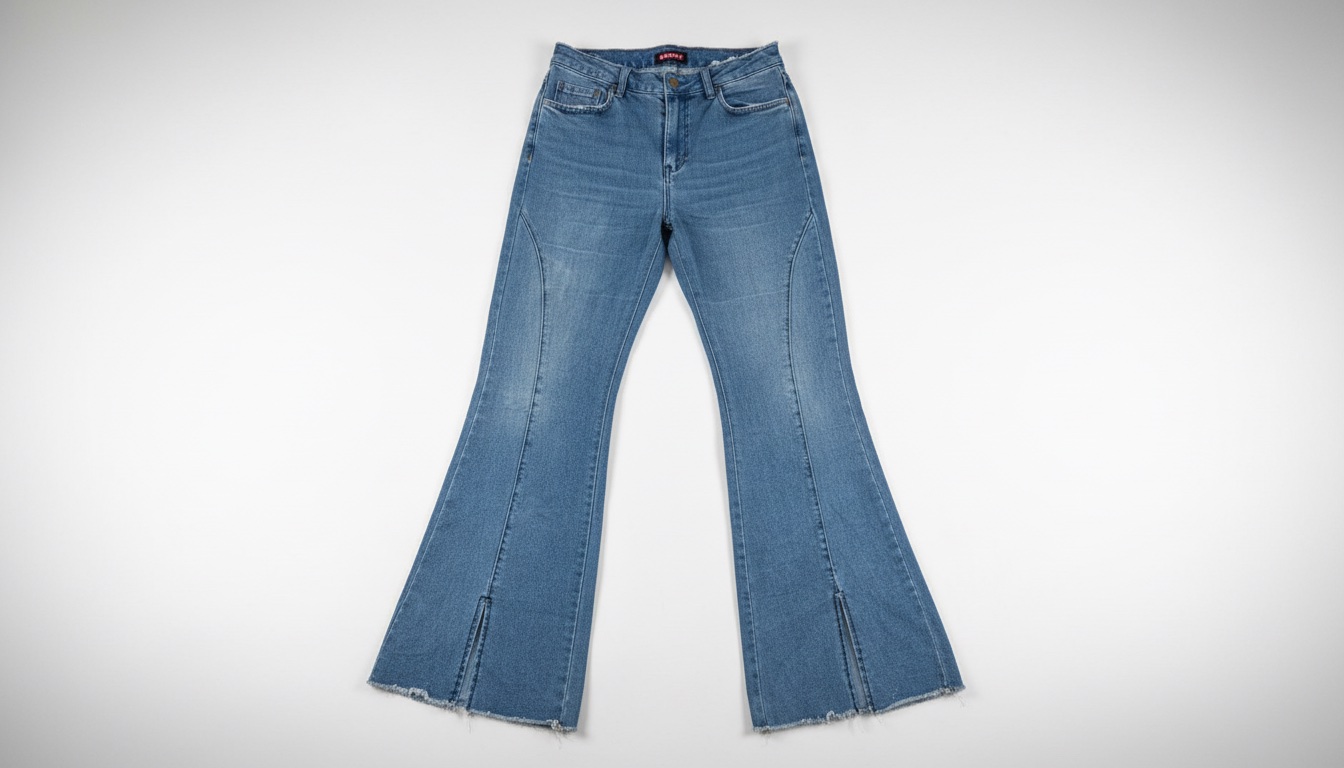 Jean flare bleu clair