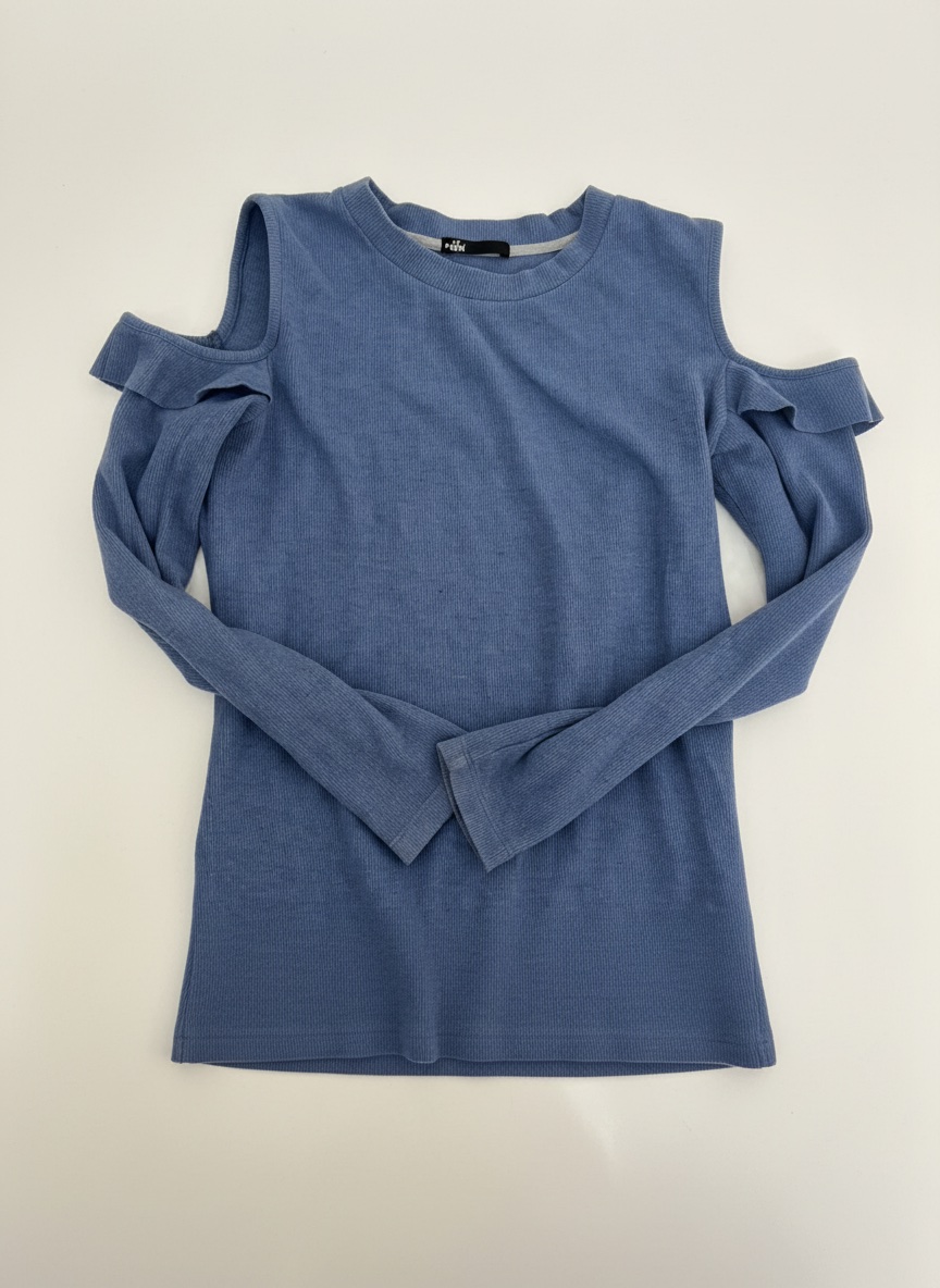 Pull à manches longues bleu clair