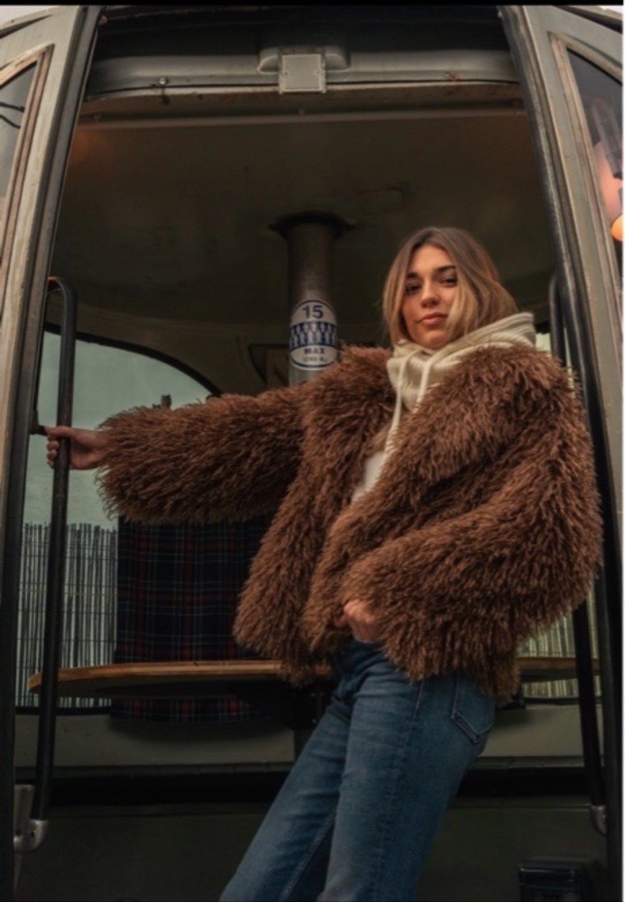 Manteau en fourrure 