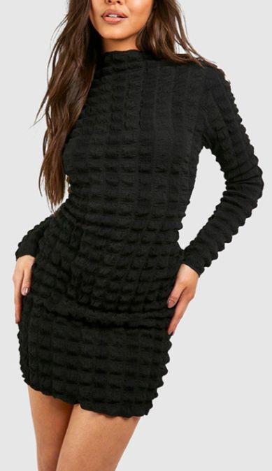 Robe mini noire