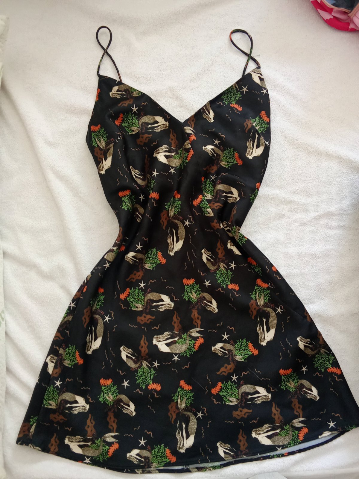 Robe effet satiné 