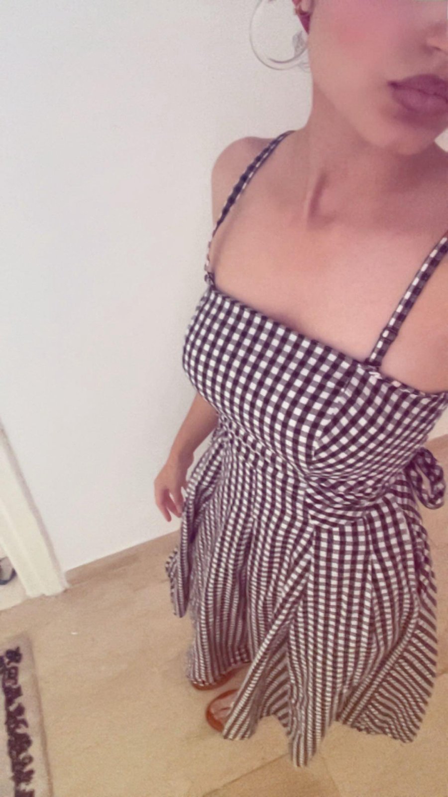 Robe noire et blanc 